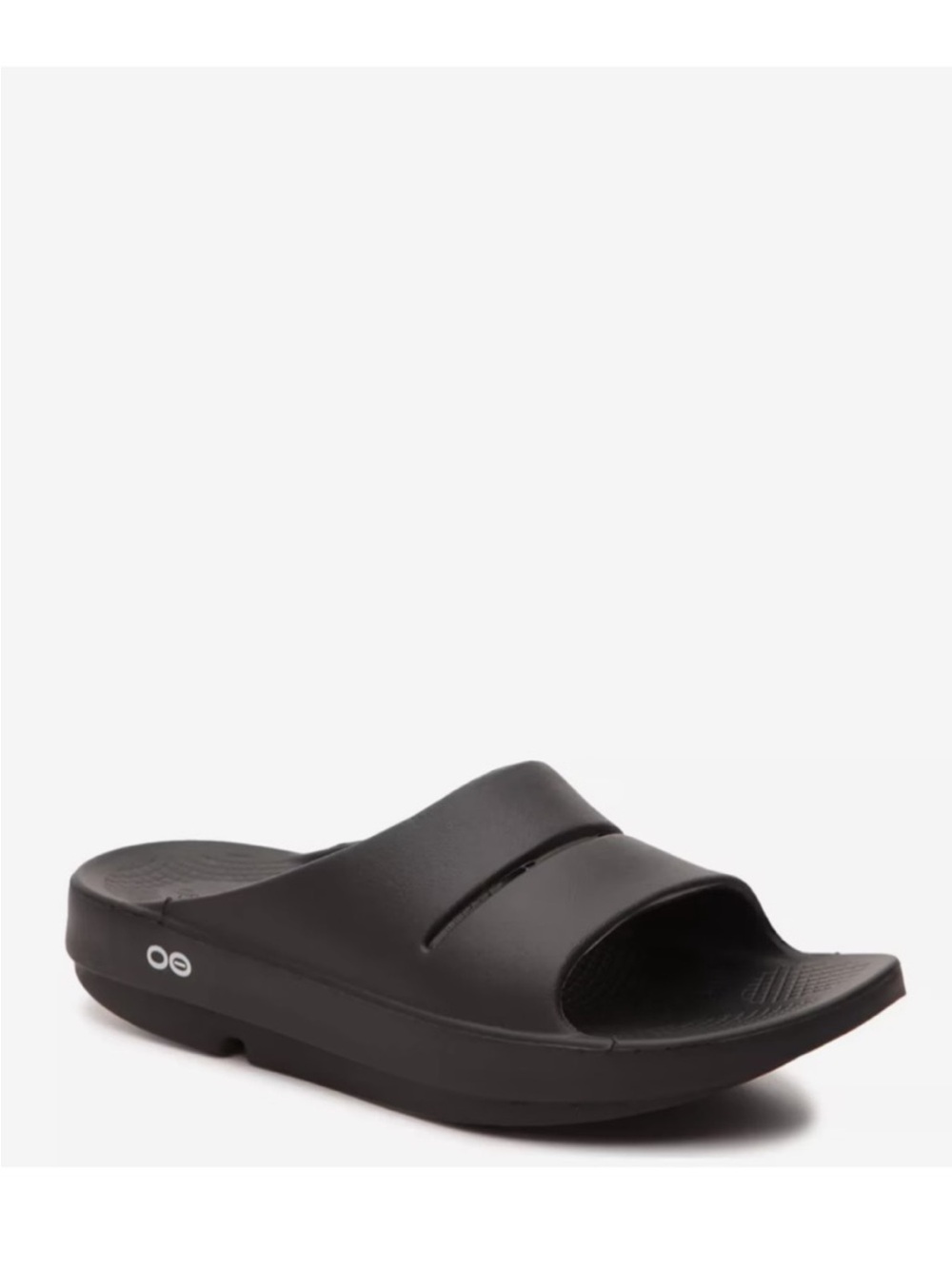 Oofos Ooahh Slides Black Size 13